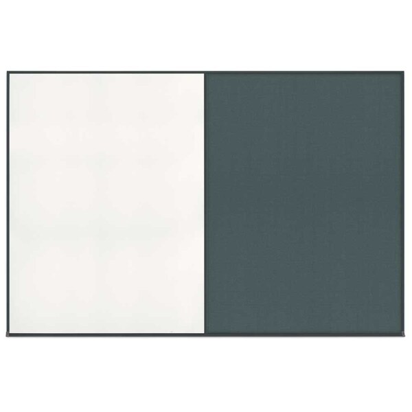 Enclosed Corkboard, 1 Door, 60"x36", 4" Fra